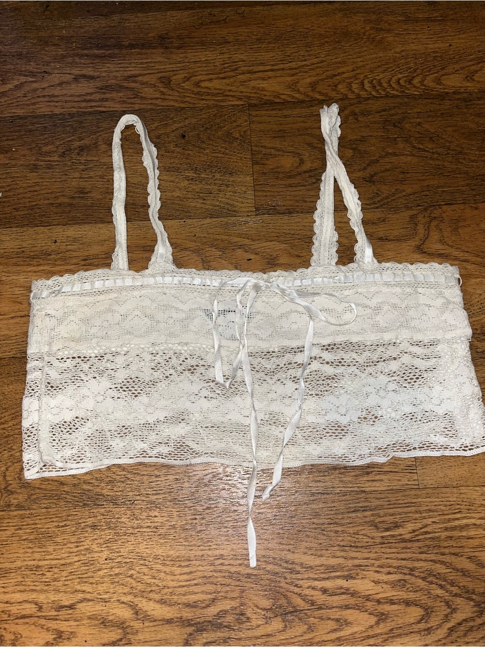 White Lace Bralette Camisole layer piece